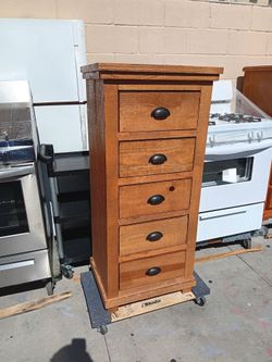 Pine distressed style 5-drawer dresser