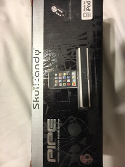 Skull candy portable speaker for IPod