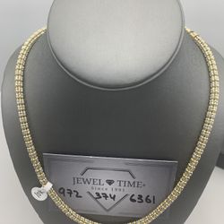 10k Gold Ice Chain