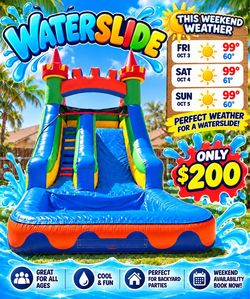 Water pool / slide ;