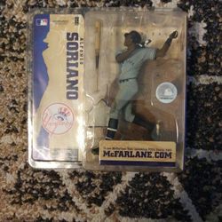 NEW YORK YANKEES TODD MCFARLANE MLB BASEBALL SPIRT PICS ALFONSO SORIANO NEW FIGURINE