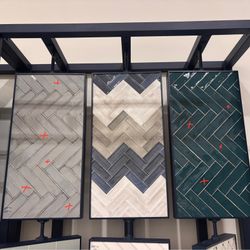 Crackle  white  Subway tile high end  porcelain made in Spain, destributor prices $4.50  Sf   Retail  $8.50 per sqft  Idea for backsplash -showers-etc