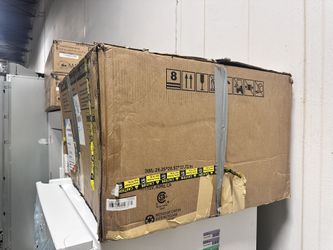 New White Whirlpool 350 sq ft 8,000 BTU Through the Wall Air Conditioner with Supplemental Heat 