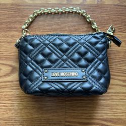Love Moschino Quilted Black Purse