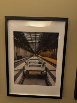 Classic Porsche 911 Framed Canvas