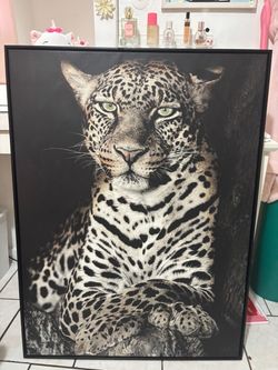 Leopard wall art