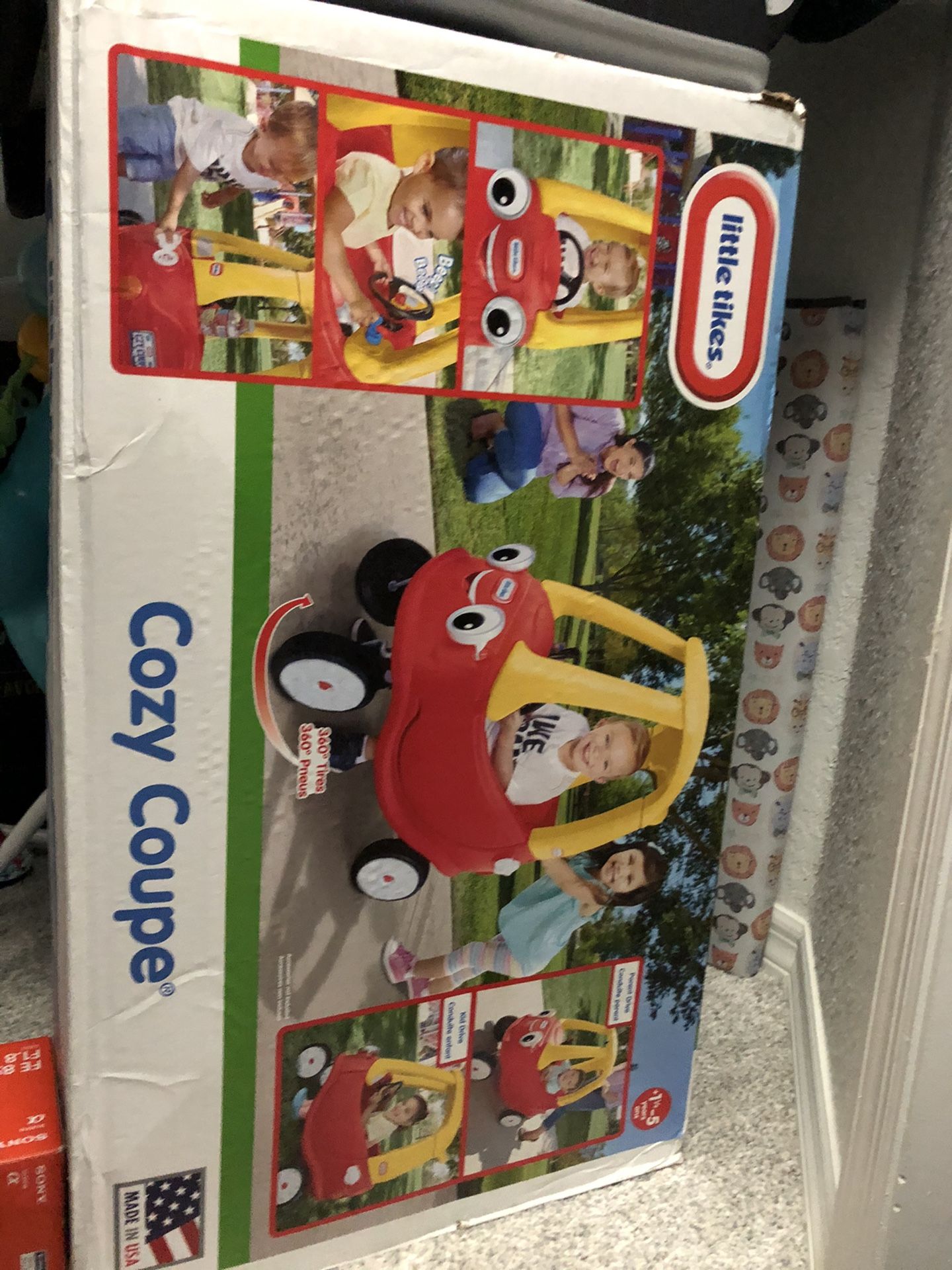 Cozy Coupe red car new in box little tikes