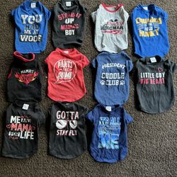 11 Puppy Shirts (size: Small)