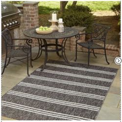 Jill Zarin Outdoor Anguilla Striped Woven Area Rug
