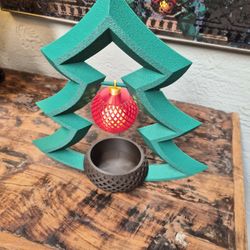 Large Christmas Tree Tea Light Decoration 