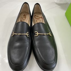 Sam Edelman Black Leather Loraine Bit Loafer Size 8