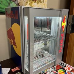 Red Bull Mini Fridge LED