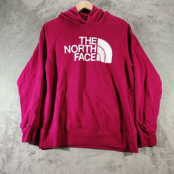 The North Face Hoodie Sweatshirt Women's Medium Pink 