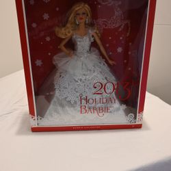 2013 & 2014 Set Of Holiday Barbies 