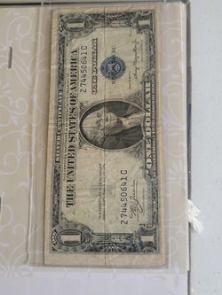 1 Dólar De Sello Azul 1935 