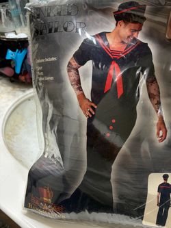 Men’s inked sailor costume