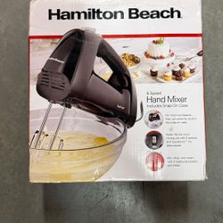 Hamilton Beach 6-Speed Hand Mixer – With Snap-On Storage Case