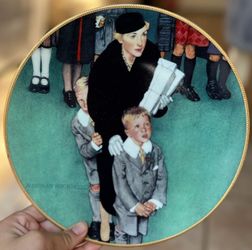 Vintage Limited Edition Norman Rockwell Plate 