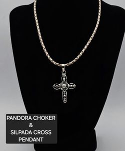 Pandora & Silpada Necklace 