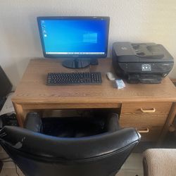 personal computer + printer