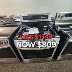 5.8 Cu. Ft. Smart Wifi Enabled True Comvection Instaview Gas Range