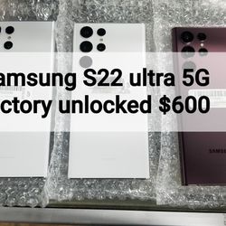 Samsung S22 Ultra 5G Factory Unlocked 
