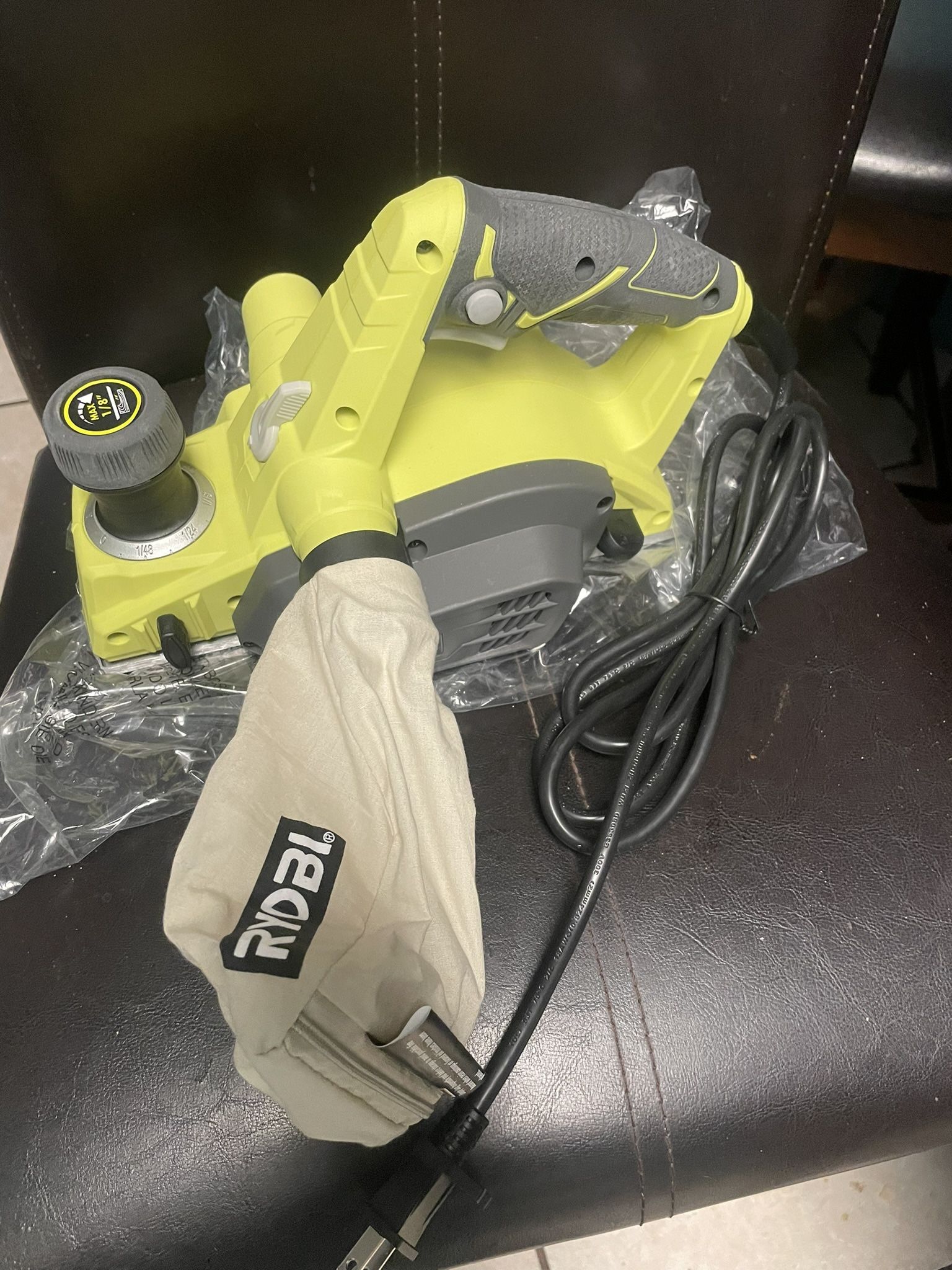 RYOBI 6 Amp Corded 3-1/4 in. Hand Planer with Dust Bag
