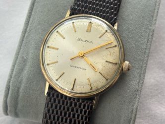 Vintage Bulova Swiss 10K RGP Men’s Watch