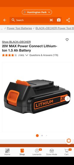BLACK+DECKER
Battery