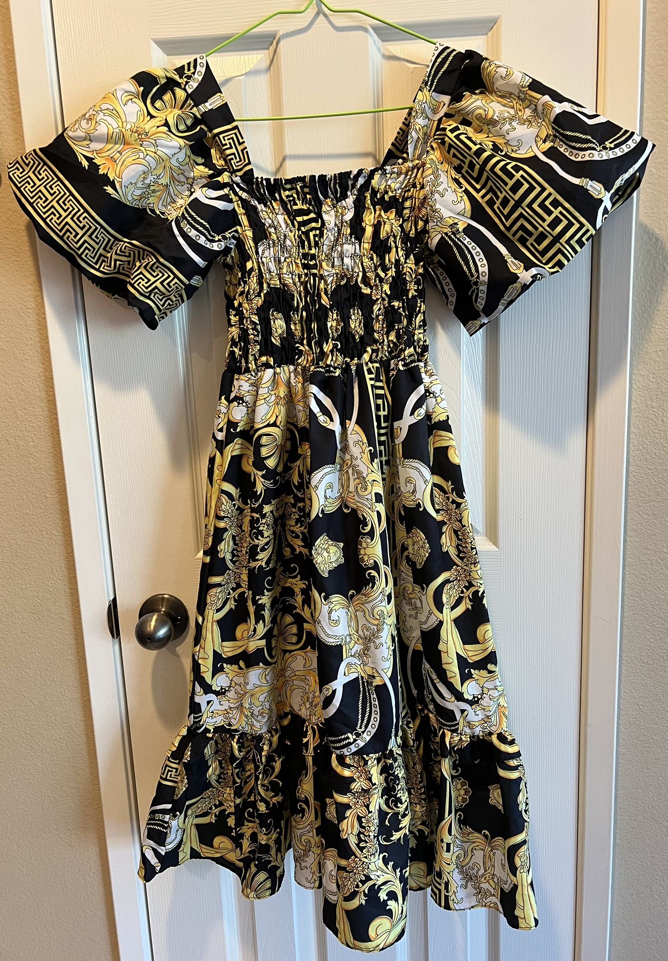 Summer Dress (Black / Yellow)