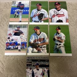 Lot Of Cleveland Indians Autographed 4”x6” Photos From 2004