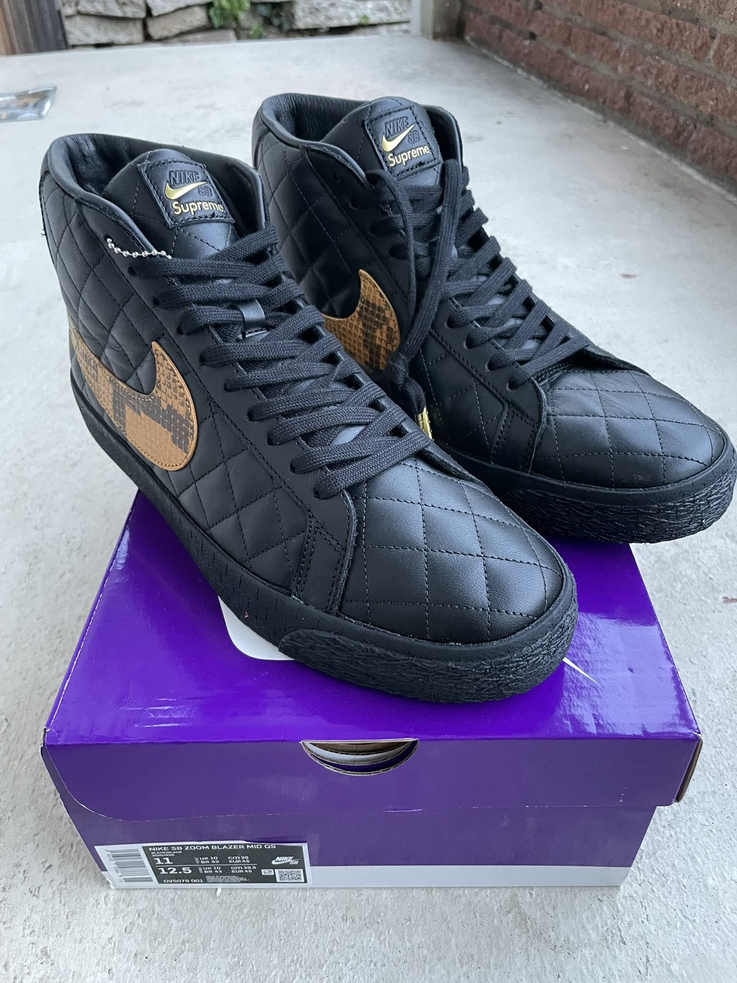 Supreme x Nike SB Blazer Mid QS Size 11