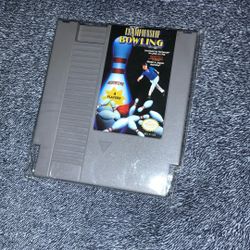 Championship Bowling  NES Nintendo Original Classic Authentic Game TESTED Works 