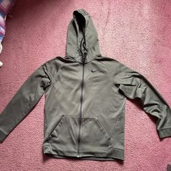 Green Nike Zip Up Jacket