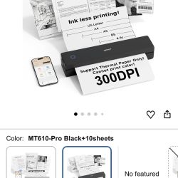 Thermal Printer / Tattoo Stencil Printer