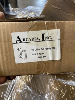 10” offset Door pull Handle Back To Back