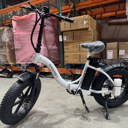 Folding electric bicycle