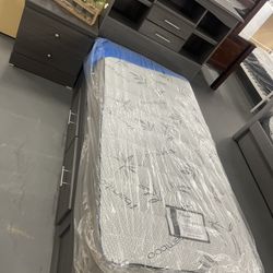 Twin Storage Bed Frame With Drawers 