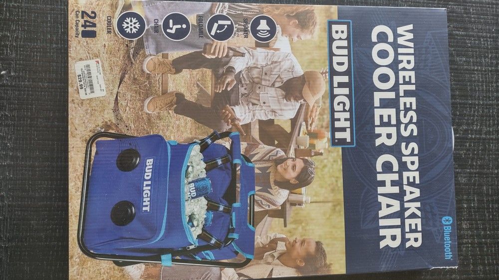 Bud Light Cooler Chair