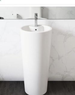 Cylinder bathroom vanity