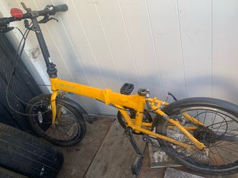 Durban Bay Pro Folding Bike Yellow