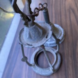 Antique Lamp Fixture From Chicago Bridge- Would Make Cool Desk Lamp