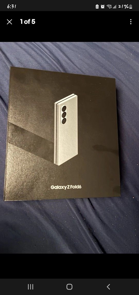 New Galaxy Samsung Z FOLD 6 256 gb