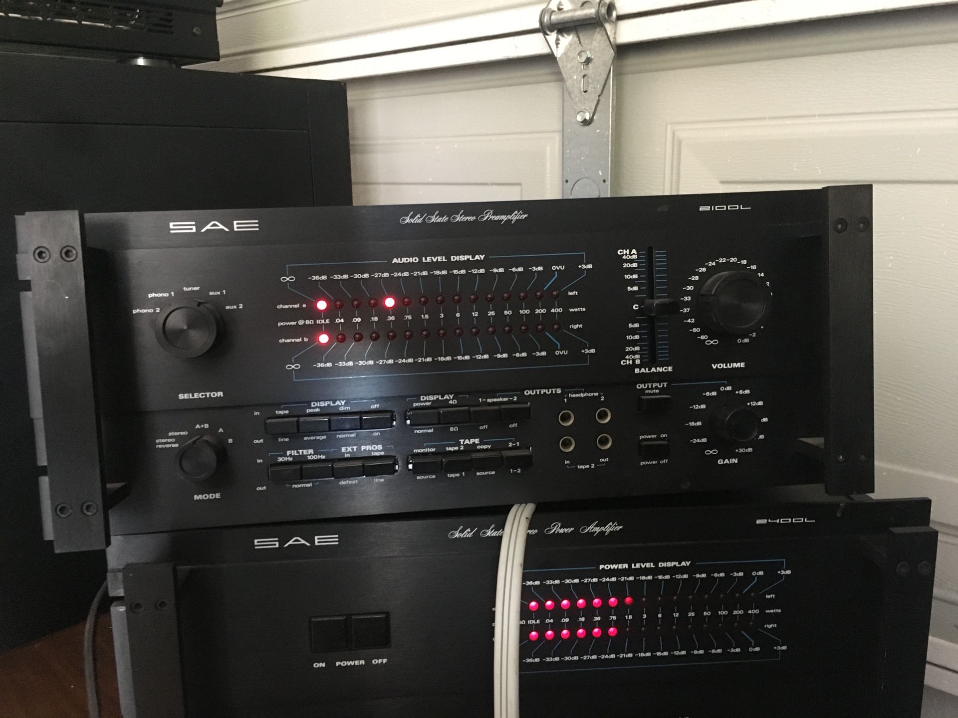 SAE 2100L preamplifier preamp old school