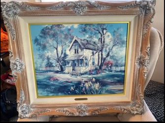 Marty Bell signed & no. 151/750 “Love Tide” lithograph Artist signed, COA