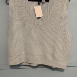Light Blue Sweater Vest 