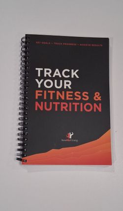 Track your Fitness & Nutrition Log Book