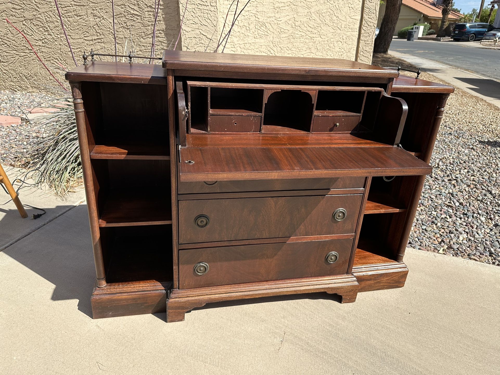 Mahogany Secretary Desk
