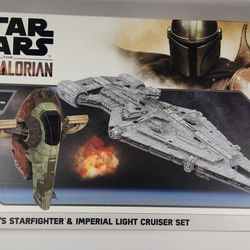 STAR WARS MANDALORIAN 3D PUZZLE TWIN PACK BOBA FETT'S STARFIGHTER AND IMPERIAL