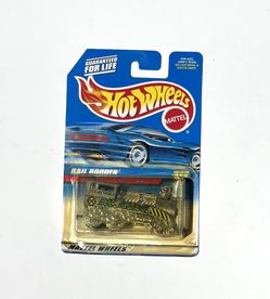 Hot Wheels Rail Rodder 1998 Collector #850 Chrome Train Engine